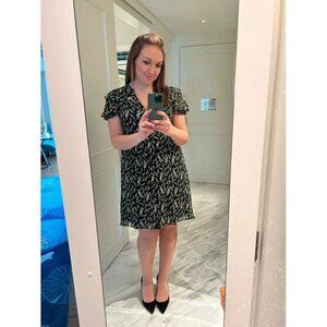 Ba&sh Matcha Black Floral-Print Mini Dress – Women’s Size XS (Retails $385)